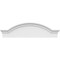 Ekena Millwork Segment Arch W/ Flankers Smooth Architectural Grade PVC Pediment, 40"W x 11"H x 2-1/2"P PEDPS040X110SGF00 - alternate 4